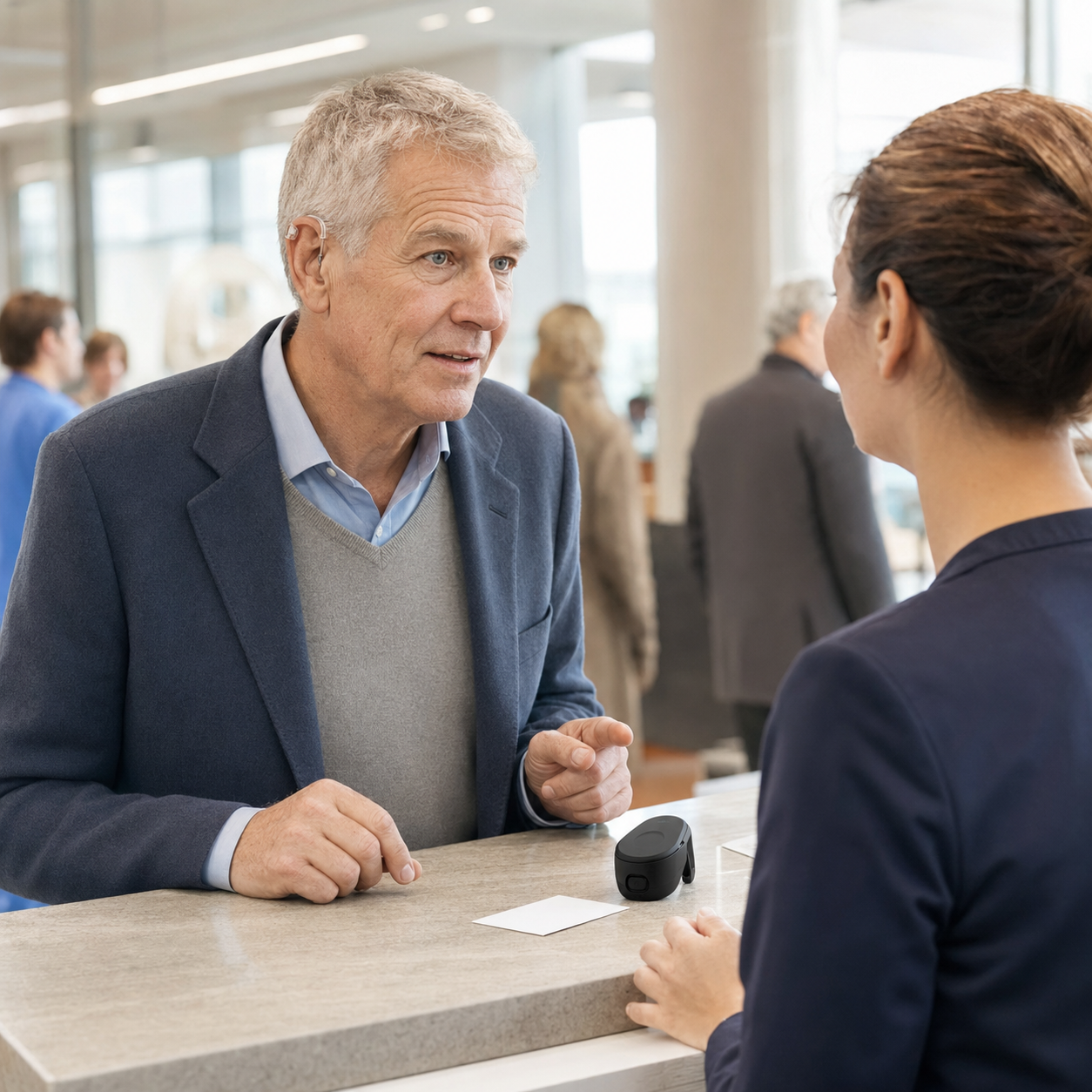 Easier Hospital and Bank Visits: Hearing-Aid Strategies for Noisy Public Spaces