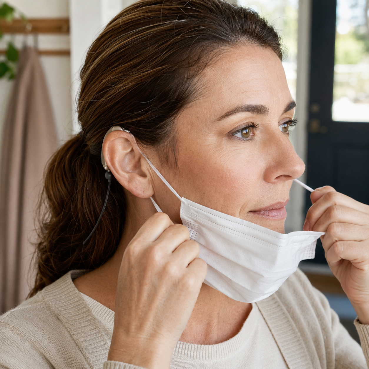 Does Your Mask Keep Knocking Off Your Hearing Aid? 4 Practical Retention Tips