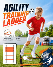 Kids Soccer Goals for Backyard Lawn Beach Set of 2, 6x4ft/4x3ft Portable Soccer Nets, Kids Soccer Net Training Equipment with Soccer Ball, inflator, Ladder, Cones, Targets for Boys & Girls