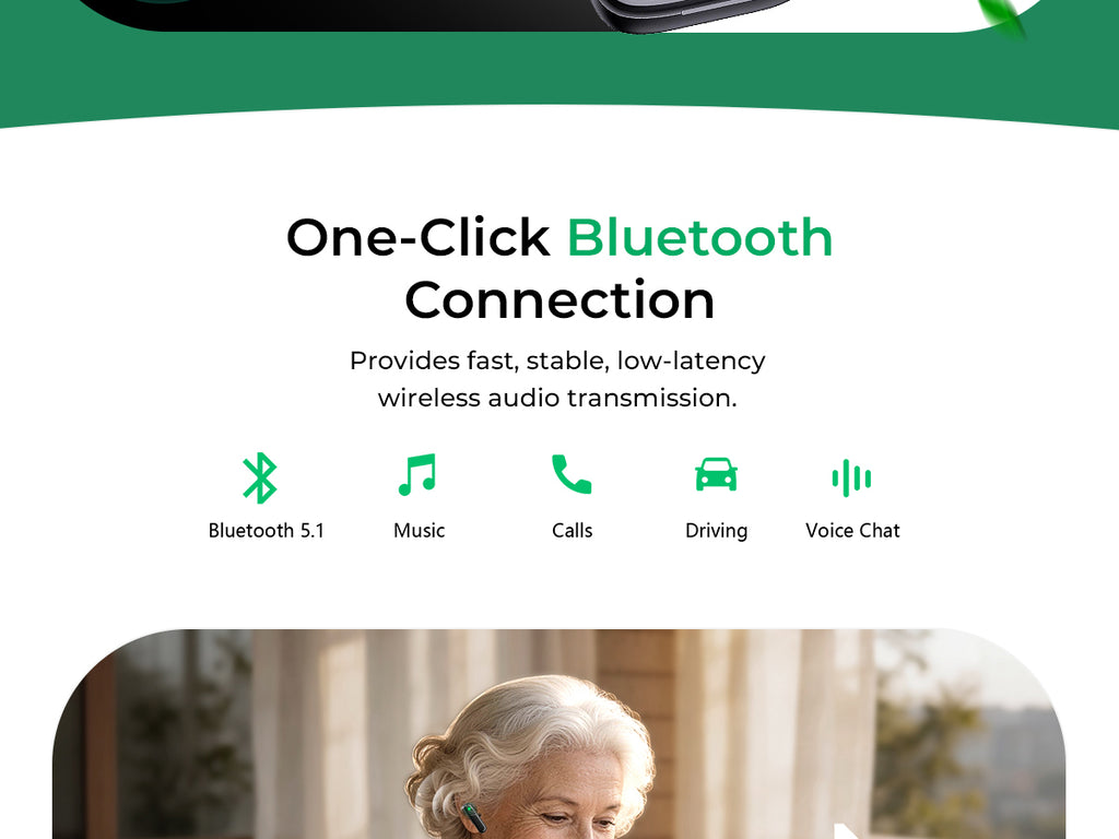Flocolor 2501 Hearing Aids for Seniors, Rechargeable Noise Cancelling Hearing Aids With APP Control