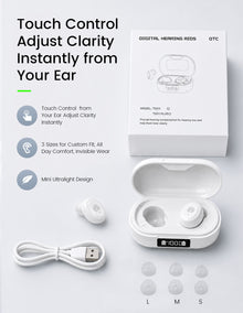 Hearing Aids For Seniors, AI DPS, Bluetooth Wireless, Digital Rechargeable