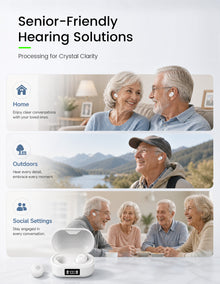Hearing Aids For Seniors, AI DPS, Bluetooth Wireless, Digital Rechargeable